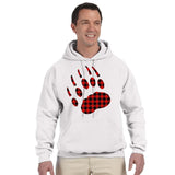 Large Bear Paw Lumberjack Hoodie