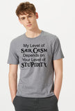 My Level Of Sarcasm Depends On Your Level Of Stupidity