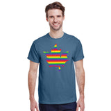 Pride Maple Leaf Print T-Shirt
