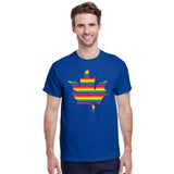 Pride Maple Leaf Print T-Shirt