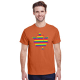 Pride Maple Leaf Print T-Shirt