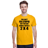 You Can't Fix Stupid But You Can Numb It With A 2 X 4
