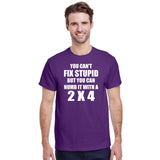 You Can't Fix Stupid But You Can Numb It With A 2 X 4
