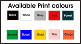 CUSTOM T-Shirt - One Colour Print (Two Designs) - 1 - 11 Pieces