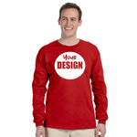 CUSTOM T-Shirt Long Sleeve - One Colour Print (One Design) - 1 - 11 Pieces