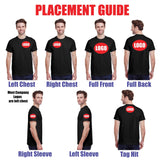 CUSTOM T-Shirt Men's V-Neck - 12 or More Pieces - 1 colour print  (2 Designs)