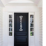 Welcome Door Decal Vertical 1