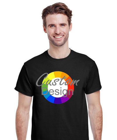 CUSTOM T-Shirt 12 or More Pieces - Multi-Colour print (1 Design)
