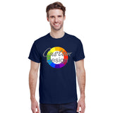 CUSTOM T-Shirt 12 or More Pieces - Multi-Colour print (2 Designs)