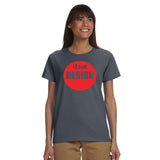 CUSTOM T-Shirt LADIES - 12 or More Pieces - 1 colour print  (1 Design)