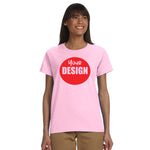 CUSTOM T-Shirt LADIES - 12 or More Pieces - 1 colour print  (2 Designs)