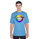 CUSTOM Wicking T-Shirt - 12 or More Pieces - Multi-Colour print  (2 Designs)