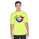 CUSTOM Wicking T-Shirt - 12 or More Pieces - Multi-Colour print  (2 Designs)