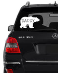 Daddy Bear Car/Window Decal