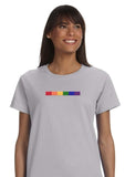 Pride Stripe T-Shirt Ladies - (Limited Stock)